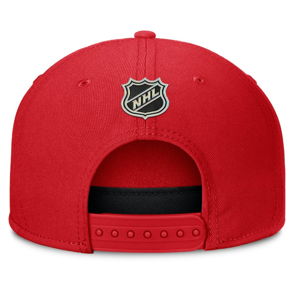Detroit Red Wings Fanatics Authentic Pro Rink Team Code Snapback Hat