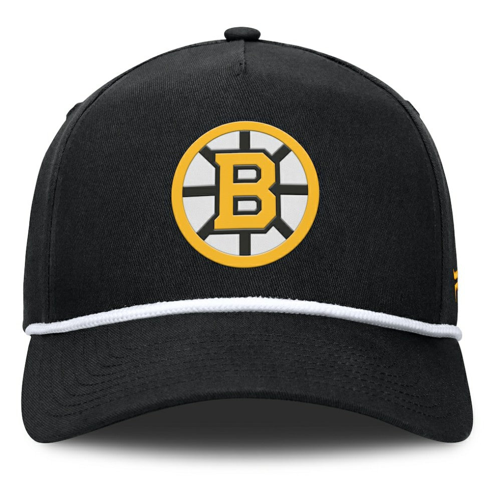 Boston Bruins Fanatics Authentic Pro Rink Roper A-Frame Adjustable Hat