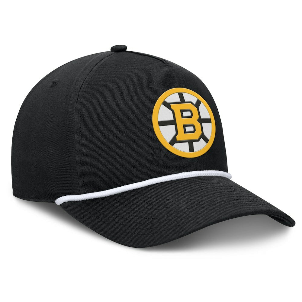 Boston Bruins Fanatics Authentic Pro Rink Roper A-Frame Adjustable Hat