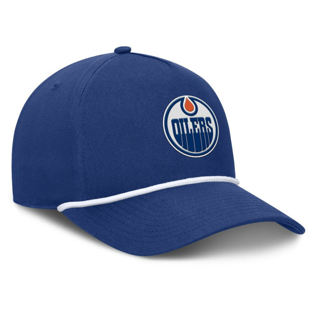 Edmonton Oilers Fanatics Authentic Pro Rink Roper A-Frame Adjustable Hat