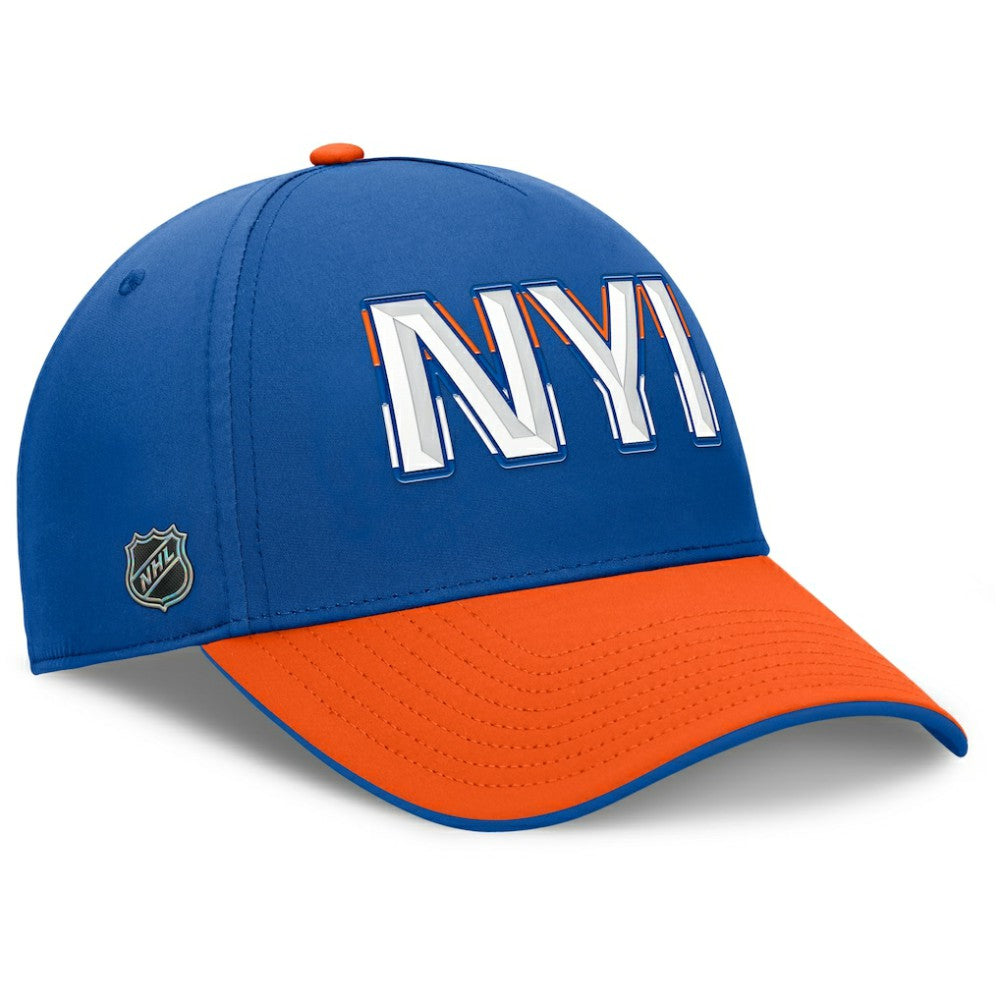 New York Islanders Fanatics Authentic Pro Rink Team Code Flex Hat