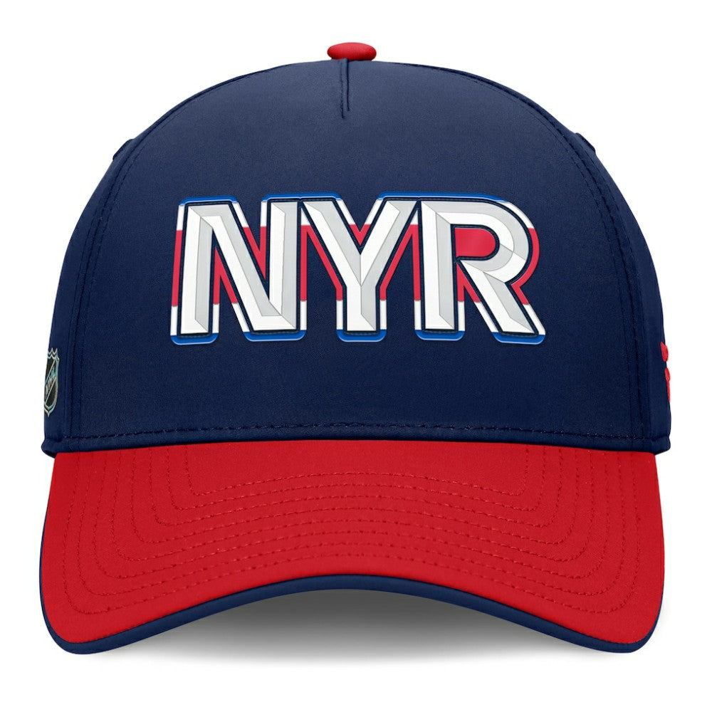 New York Rangers Fanatics Authentic Pro Rink Team Code Flex Hat