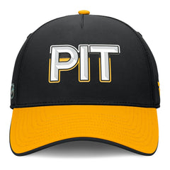 Pittsburgh Penguins Fanatics Authentic Pro Rink Team Code Flex Hat