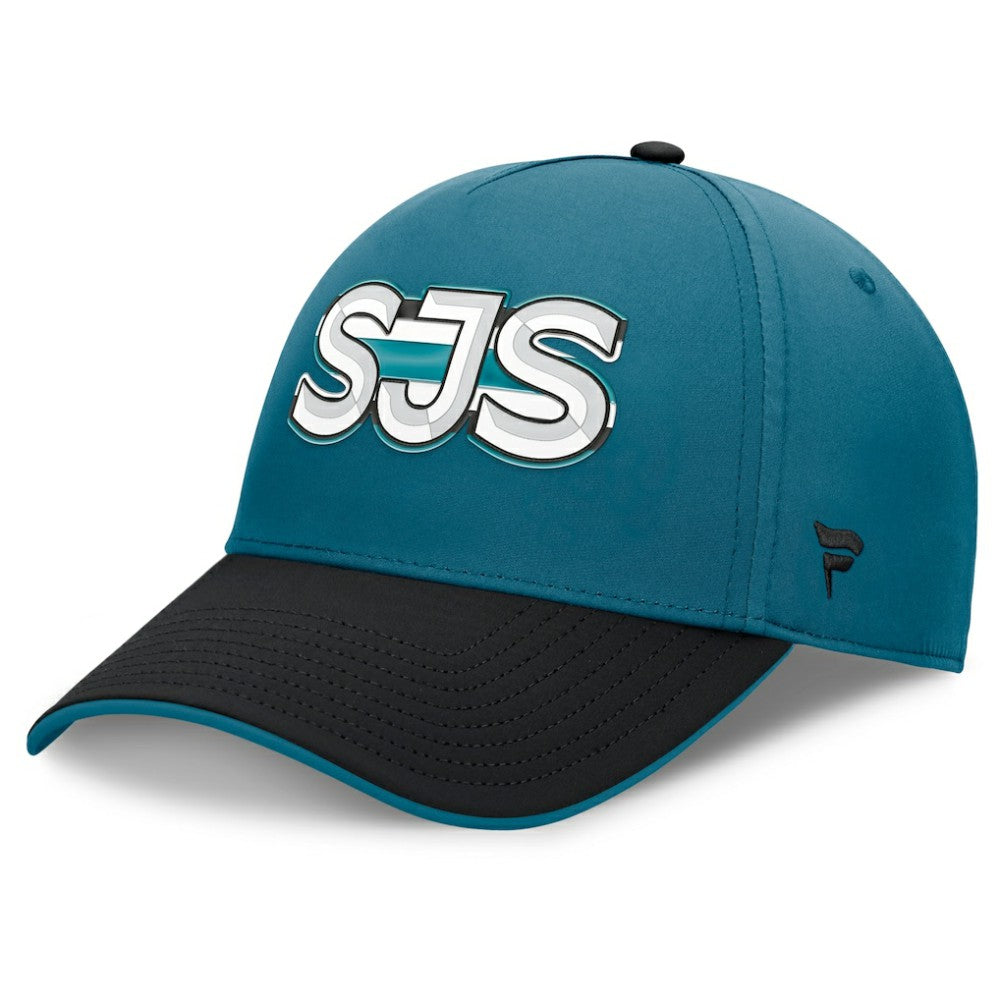 San Jose Sharks Fanatics Authentic Pro Rink Team Code Flex Hat