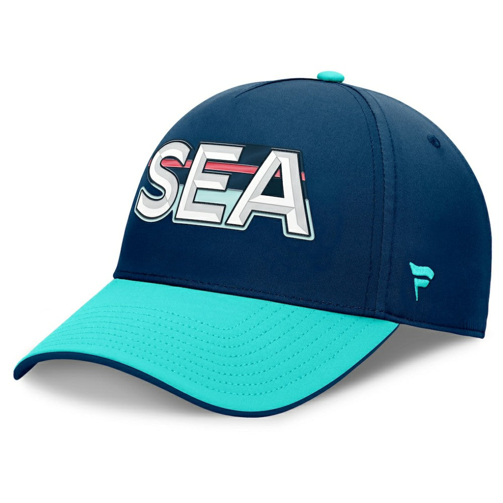 Seattle Kraken Fanatics Authentic Pro Rink Team Code Flex Hat