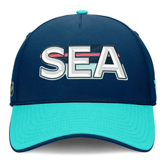Seattle Kraken Fanatics Authentic Pro Rink Team Code Flex Hat
