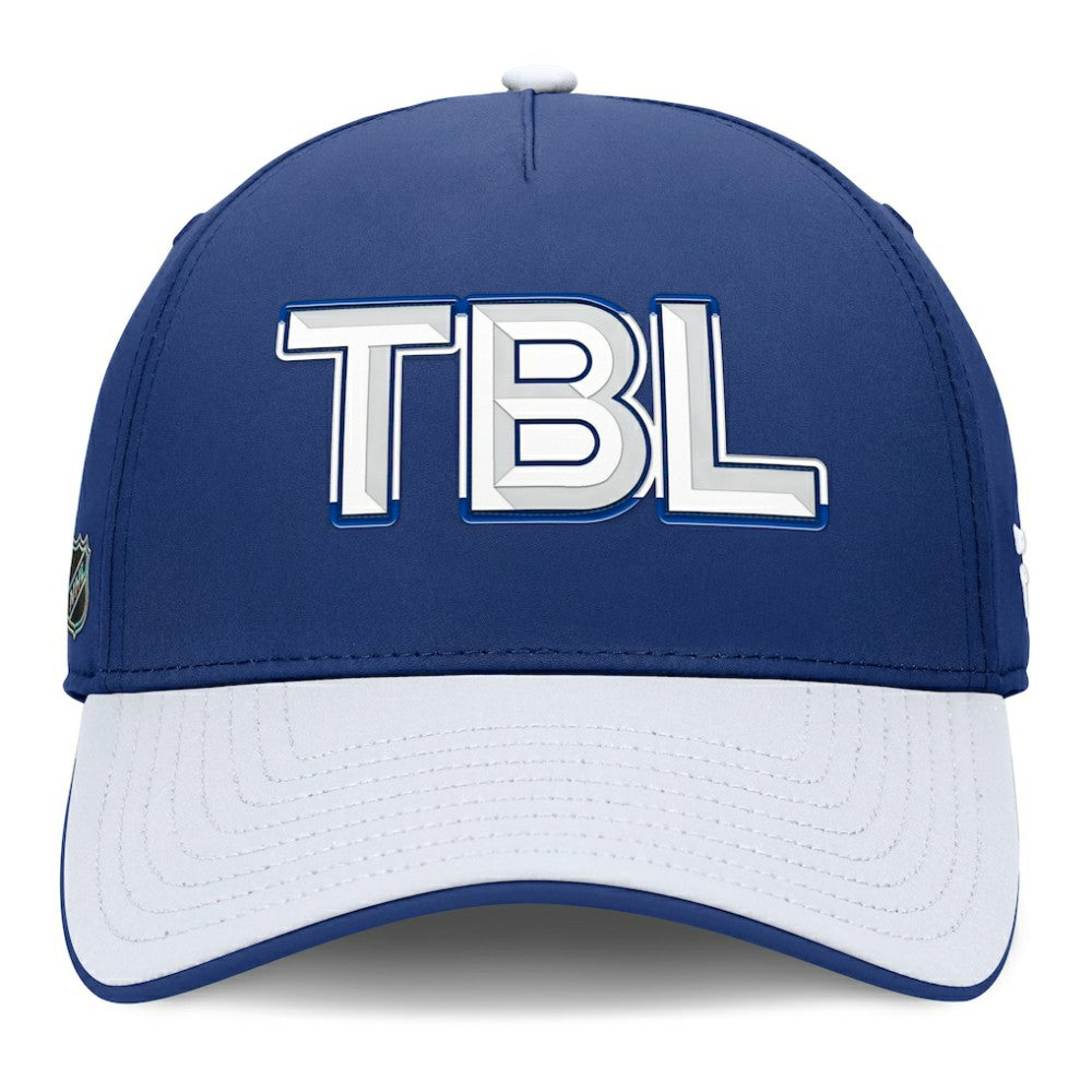 Tampa Bay Lightning Fanatics Authentic Pro Rink Team Code Flex Hat
