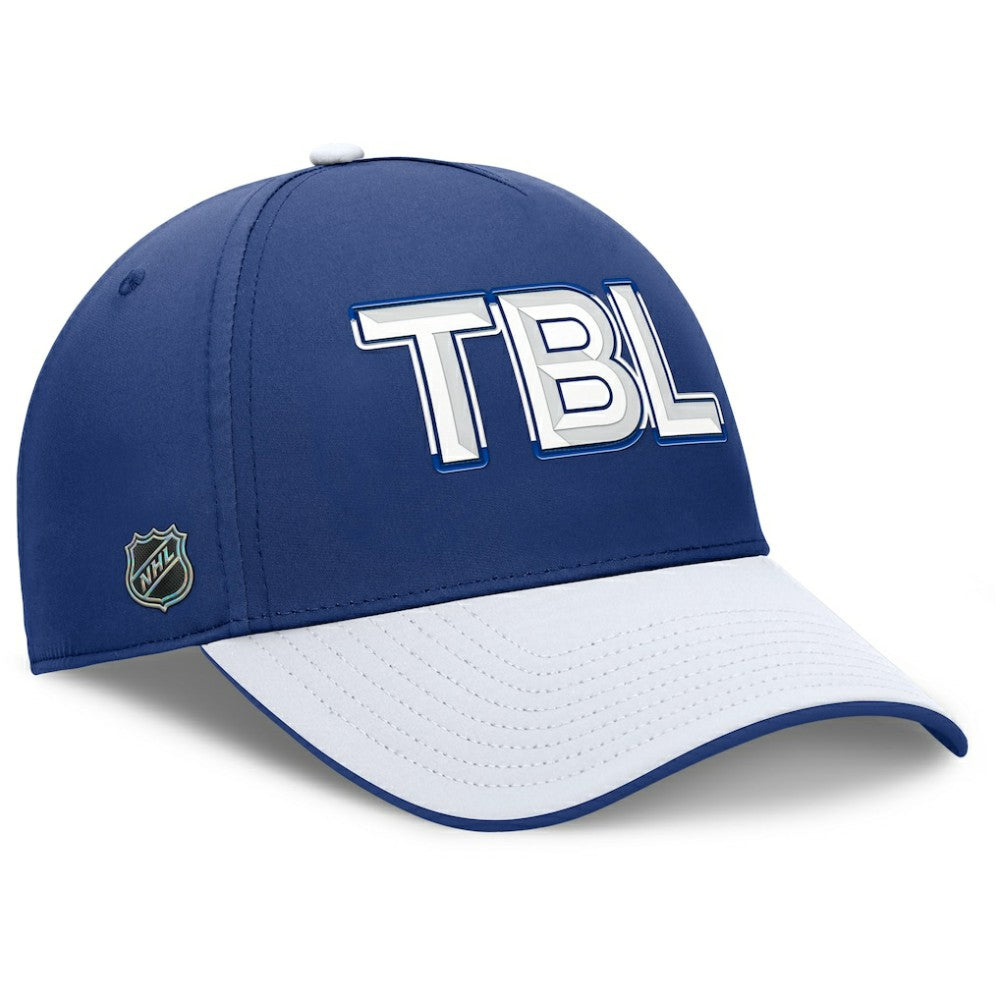 Tampa Bay Lightning Fanatics Authentic Pro Rink Team Code Flex Hat
