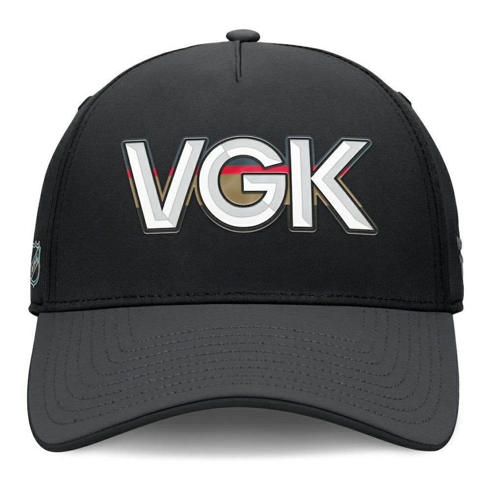 Vegas Golden Knights Fanatics Authentic Pro Rink Team Code Flex Hat