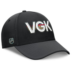 Vegas Golden Knights Fanatics Authentic Pro Rink Team Code Flex Hat
