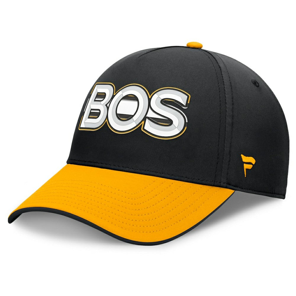 Boston Bruins Fanatics Authentic Pro Rink Team Code Flex Hat