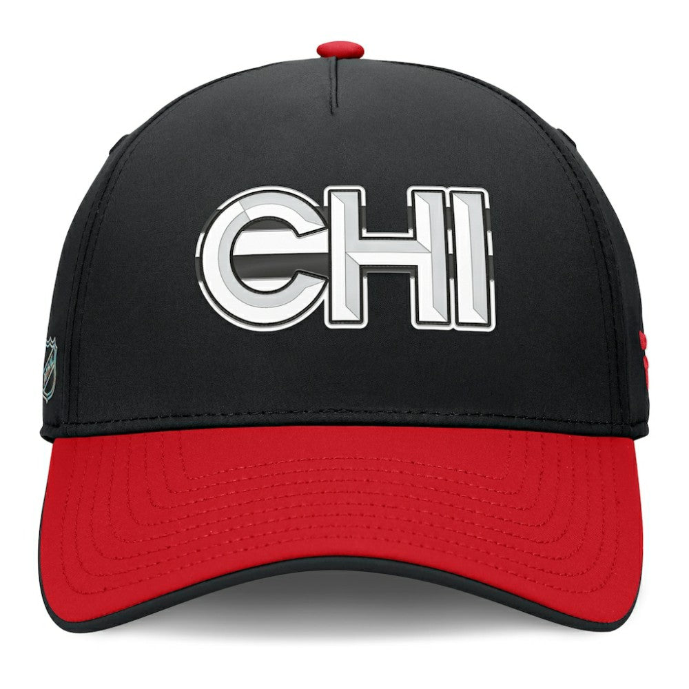 Chicago Blackhawks Fanatics Authentic Pro Rink Team Code Flex Hat