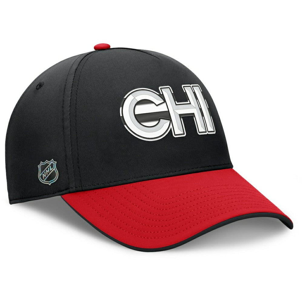 Chicago Blackhawks Fanatics Authentic Pro Rink Team Code Flex Hat