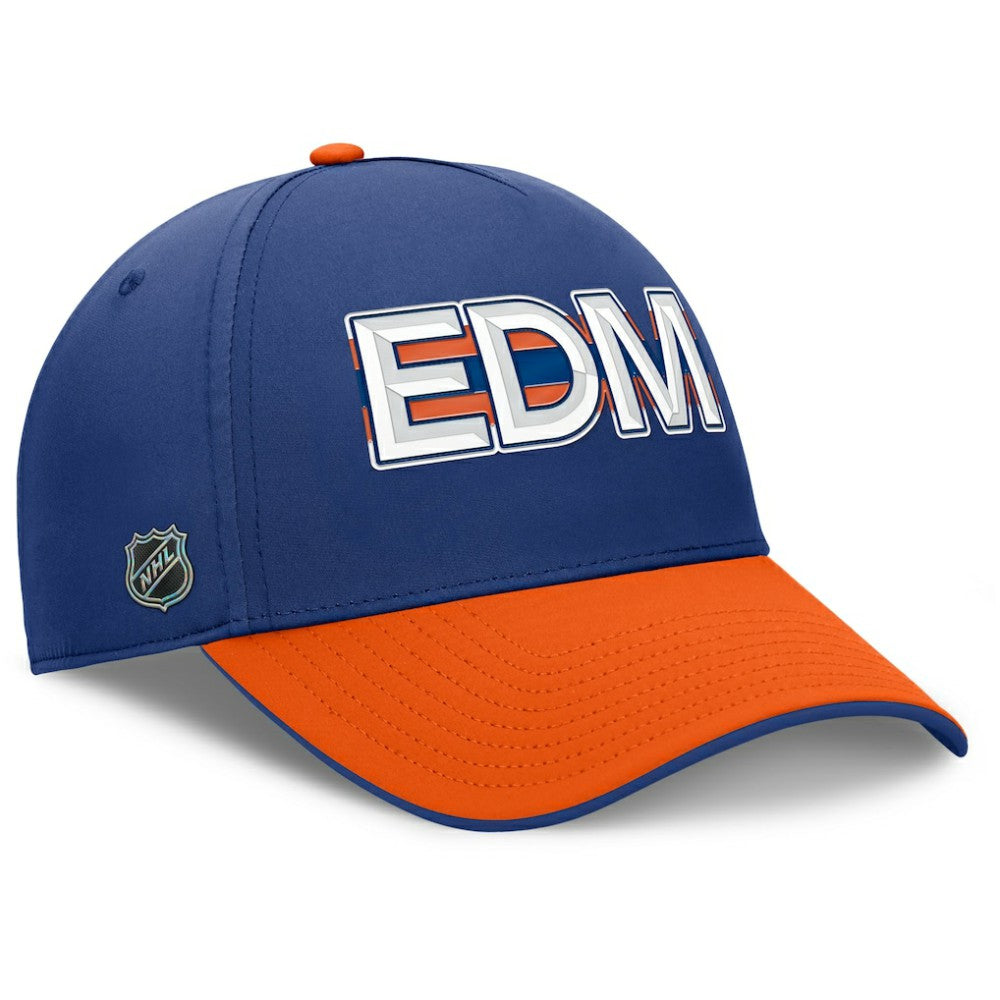 Edmonton Oilers Fanatics Authentic Pro Rink Team Code Flex Hat