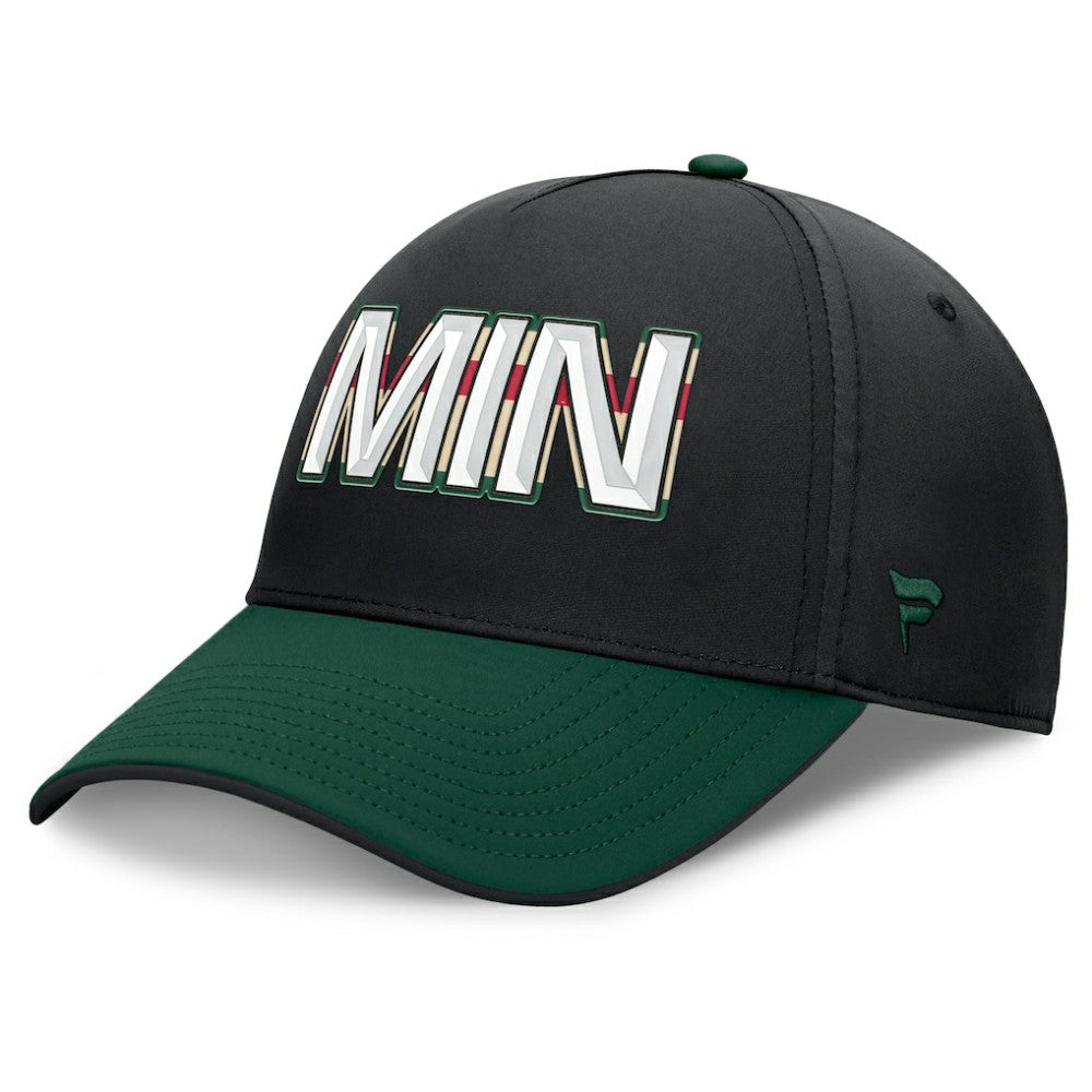 Minnesota Wild Fanatics Authentic Pro Rink Team Code Flex Hat