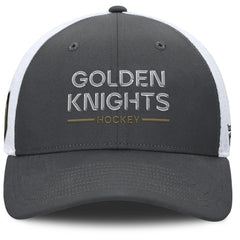 Vegas Golden Knights Fanatics Authentic Pro Rink Lockup Adjustable Trucker Hat