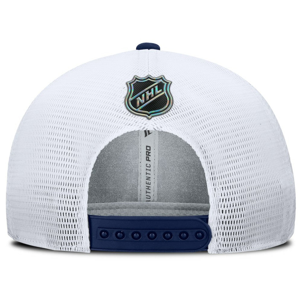 Washington Capitals Fanatics Authentic Pro Rink Lockup Adjustable Trucker Hat