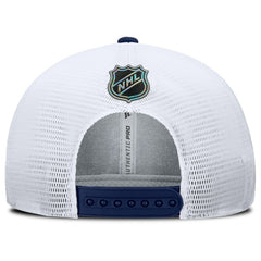 New York Rangers Fanatics Authentic Pro Rink Lockup Adjustable Trucker Hat