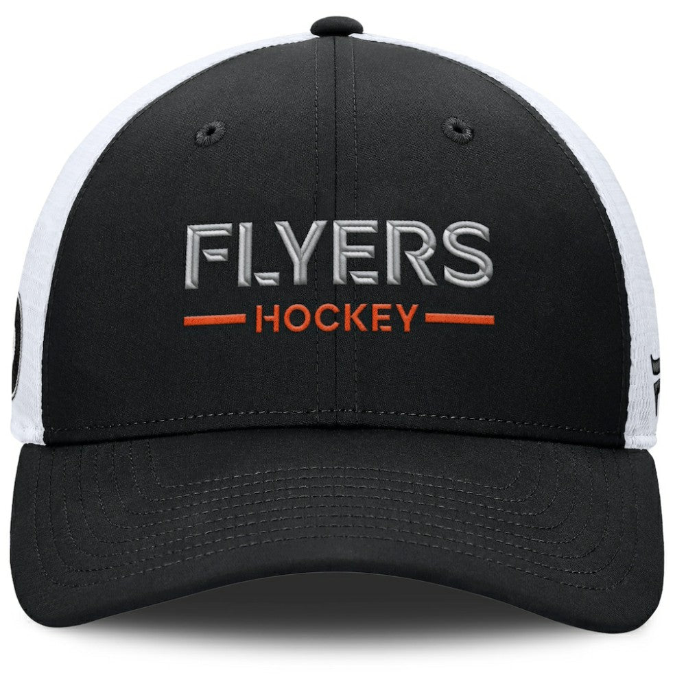 Philadelphia Flyers Fanatics Authentic Pro Rink Lockup Adjustable Trucker Hat