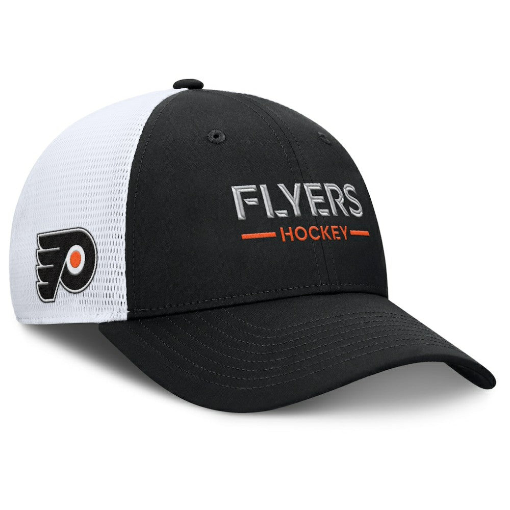 Philadelphia Flyers Fanatics Authentic Pro Rink Lockup Adjustable Trucker Hat