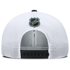 Boston Bruins Fanatics Authentic Pro Rink Lockup Adjustable Trucker Hat