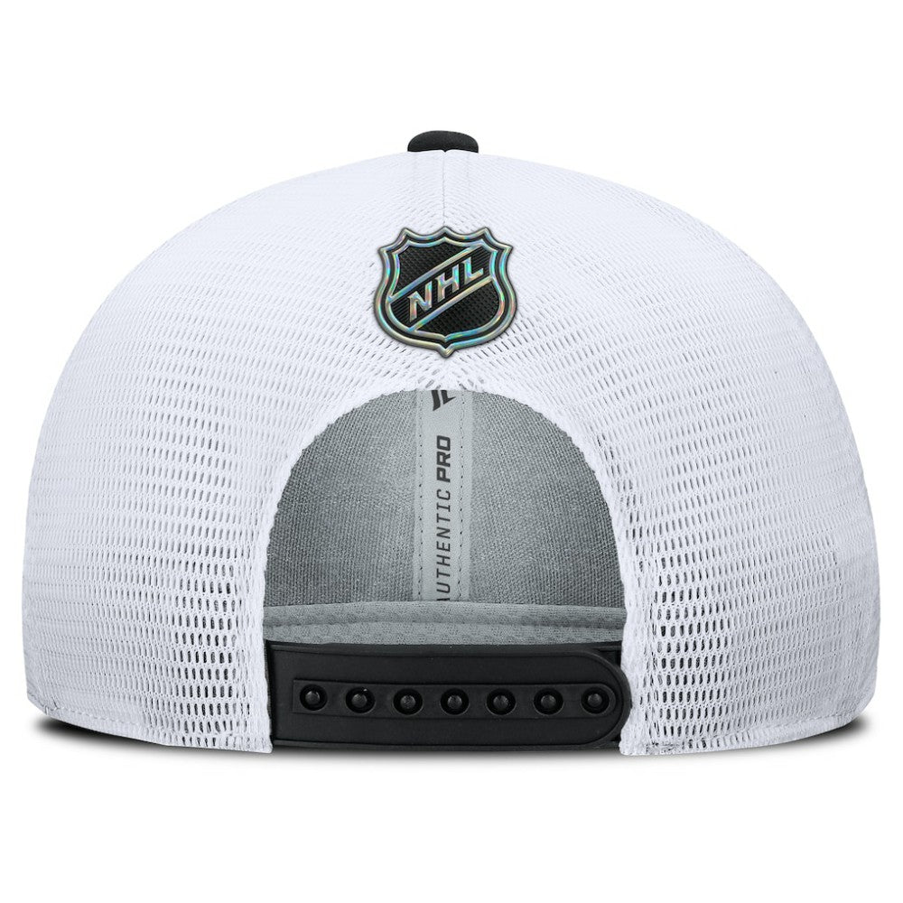 Los Angeles Kings Fanatics Authentic Pro Rink Lockup Adjustable Trucker Hat