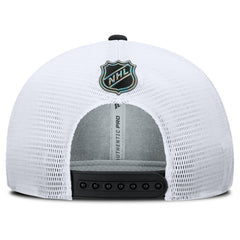 Los Angeles Kings Fanatics Authentic Pro Rink Lockup Adjustable Trucker Hat
