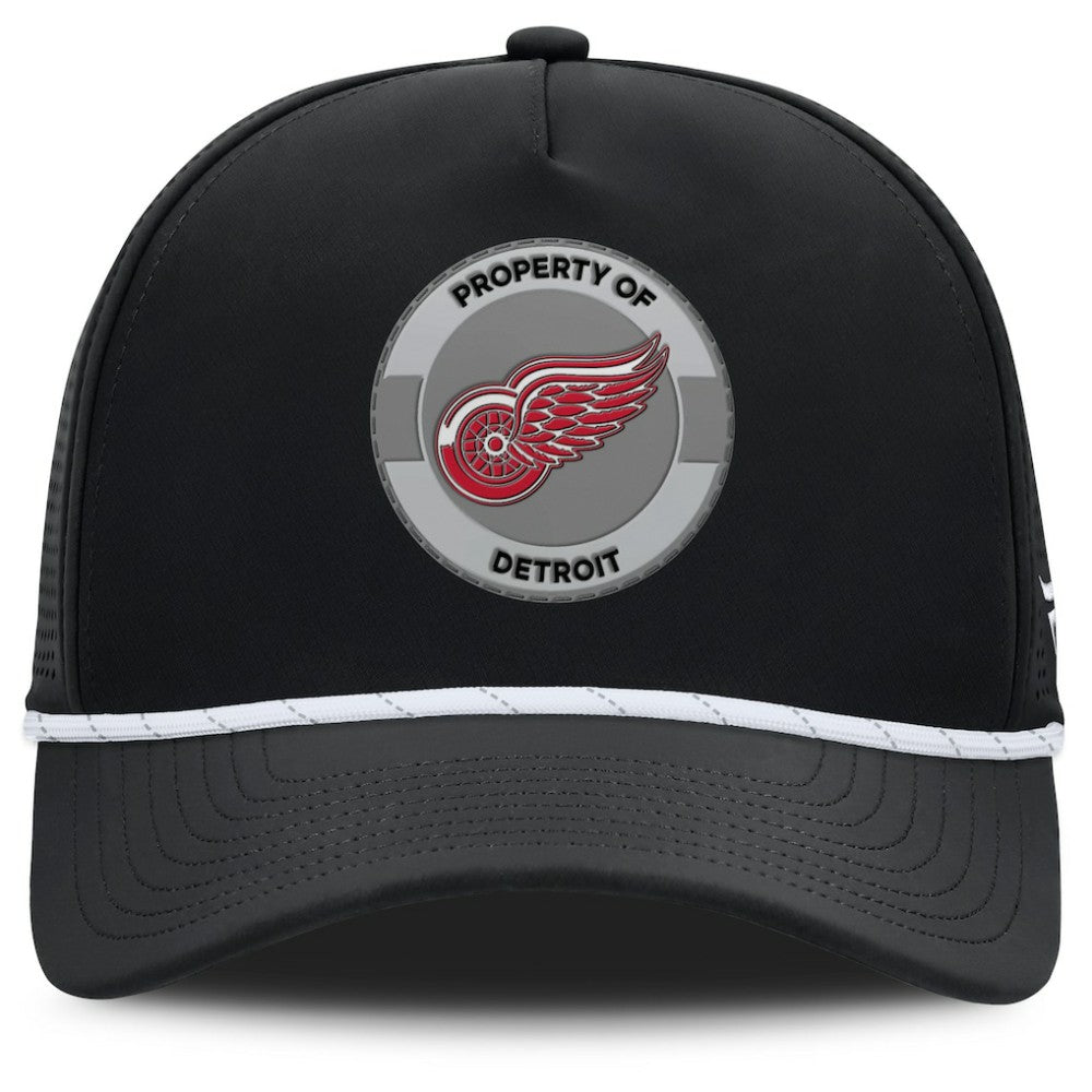 Detroit Red Wings Fanatics Authentic Pro Rink Adjustable Hat