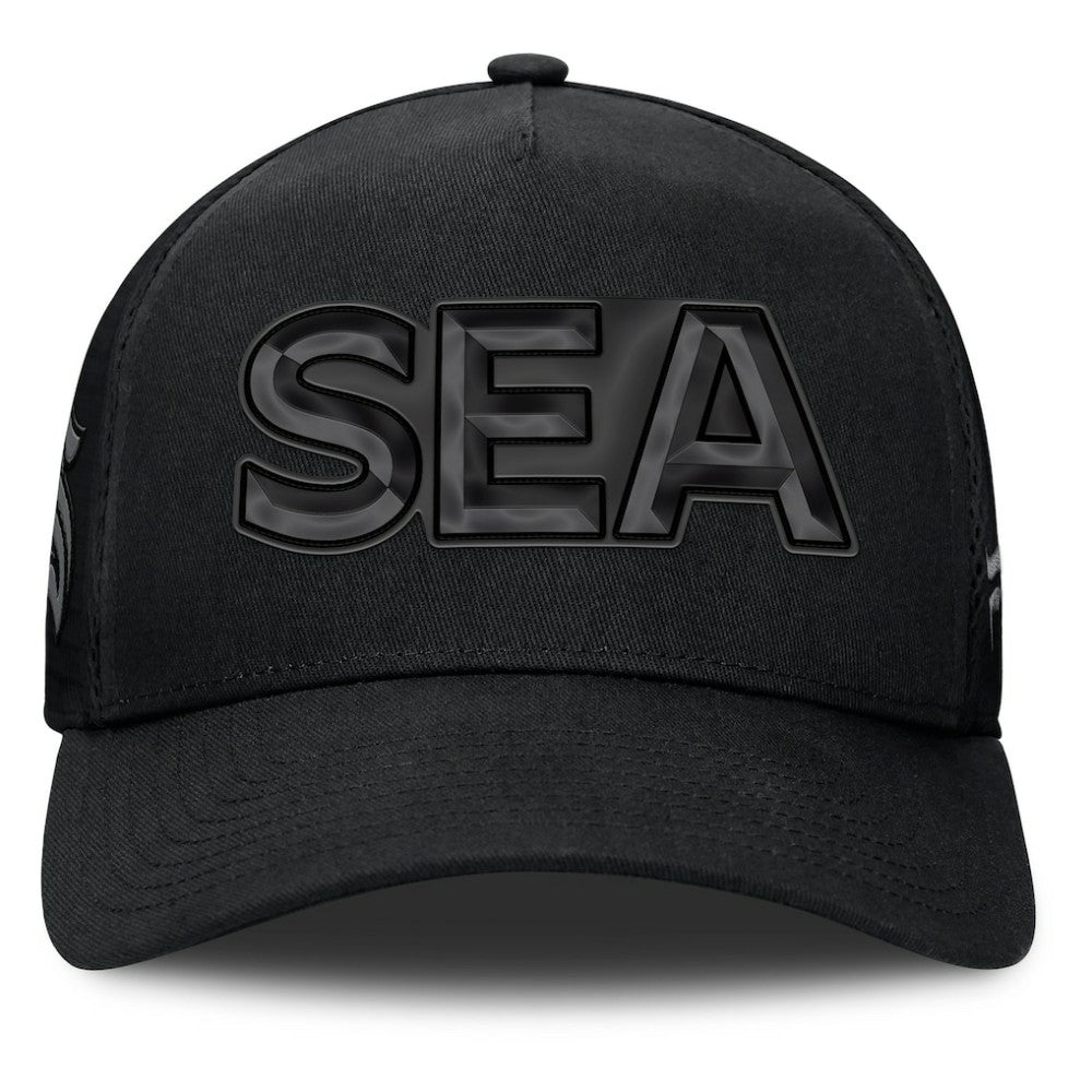 Seattle Kraken Fanatics Authentic Pro Road Team Code Trucker Adjustable Hat