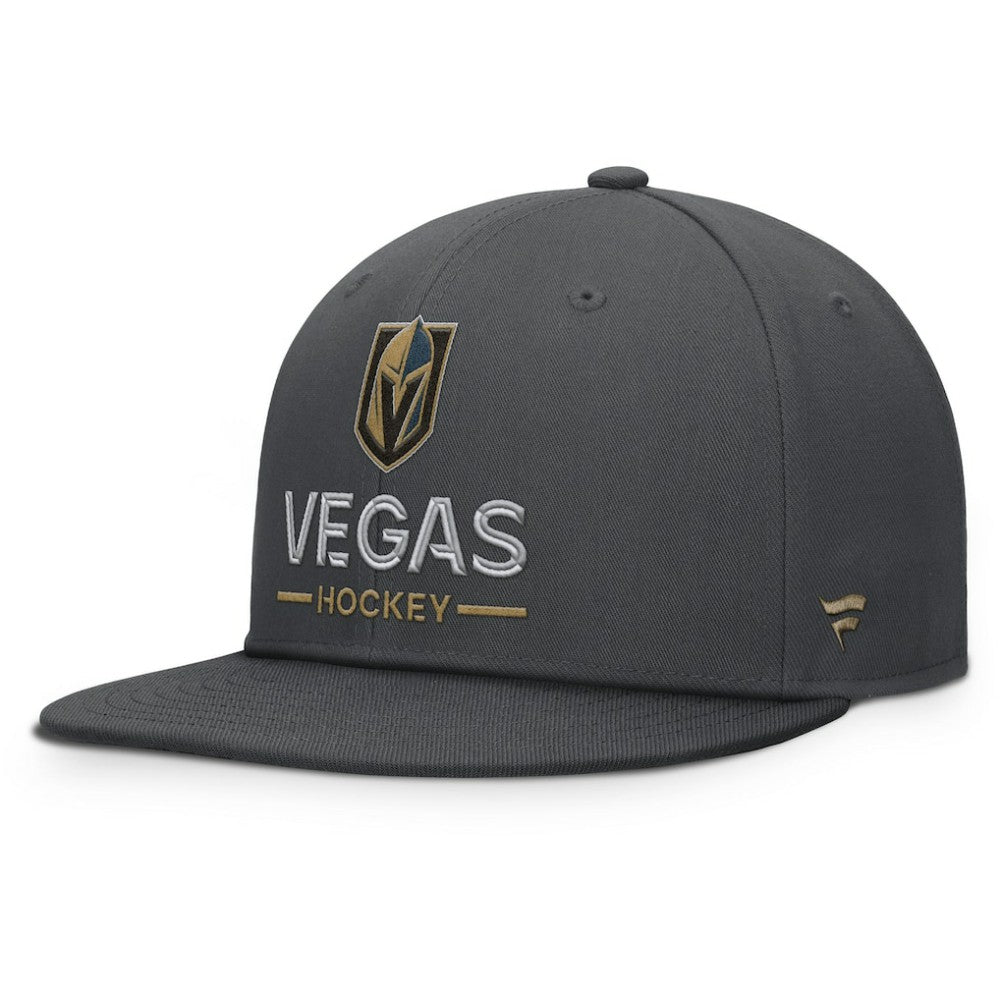 Vegas Golden Knights Fanatics Authentic Pro Rink Lockup Snapback Hat