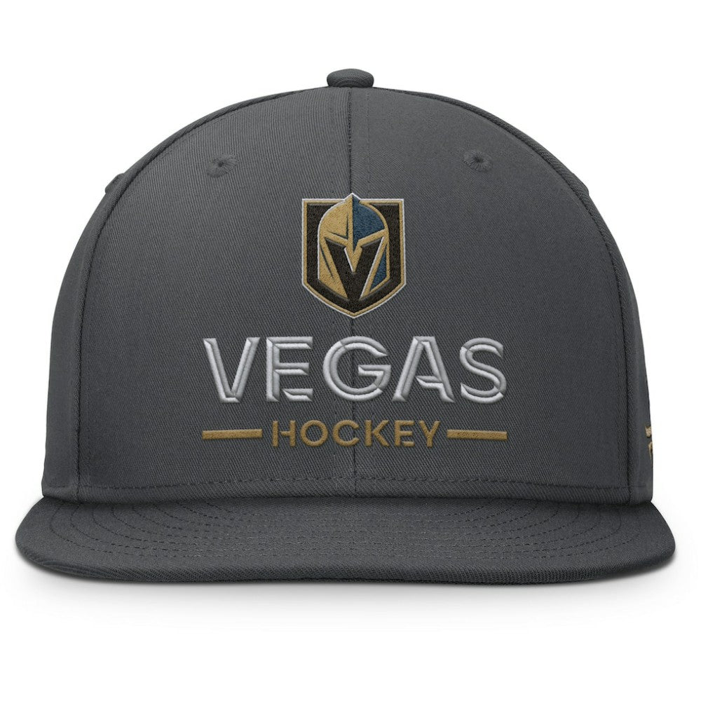 Vegas Golden Knights Fanatics Authentic Pro Rink Lockup Snapback Hat