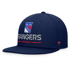 New York Rangers Fanatics Authentic Pro Rink Lockup Snapback Hat