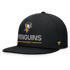 Pittsburgh Penguins Fanatics Authentic Pro Rink Lockup Snapback Hat