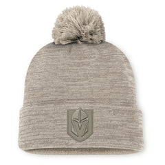 Vegas Golden Knights Fanatics Authentic Pro Road Cuffed Knit Hat with Pom