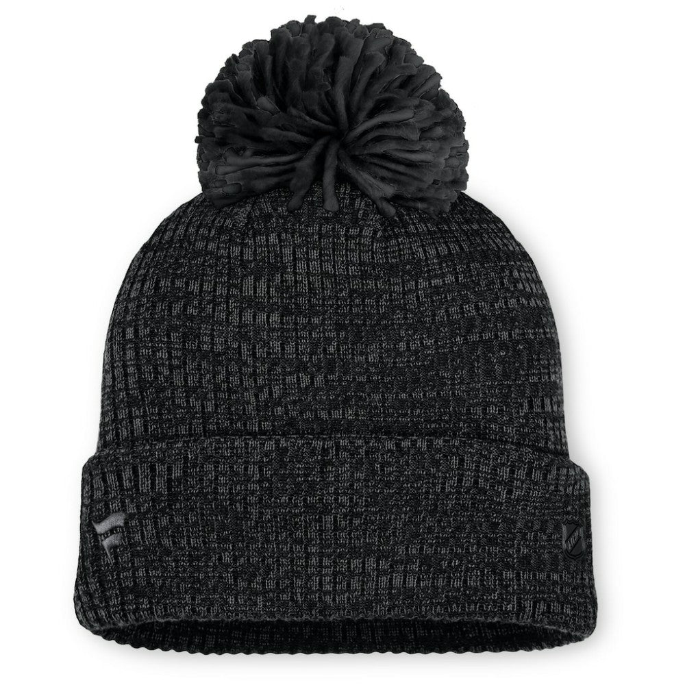 Boston Bruins Fanatics Women's Authentic Pro Road Cuffed Knit Hat with Pom