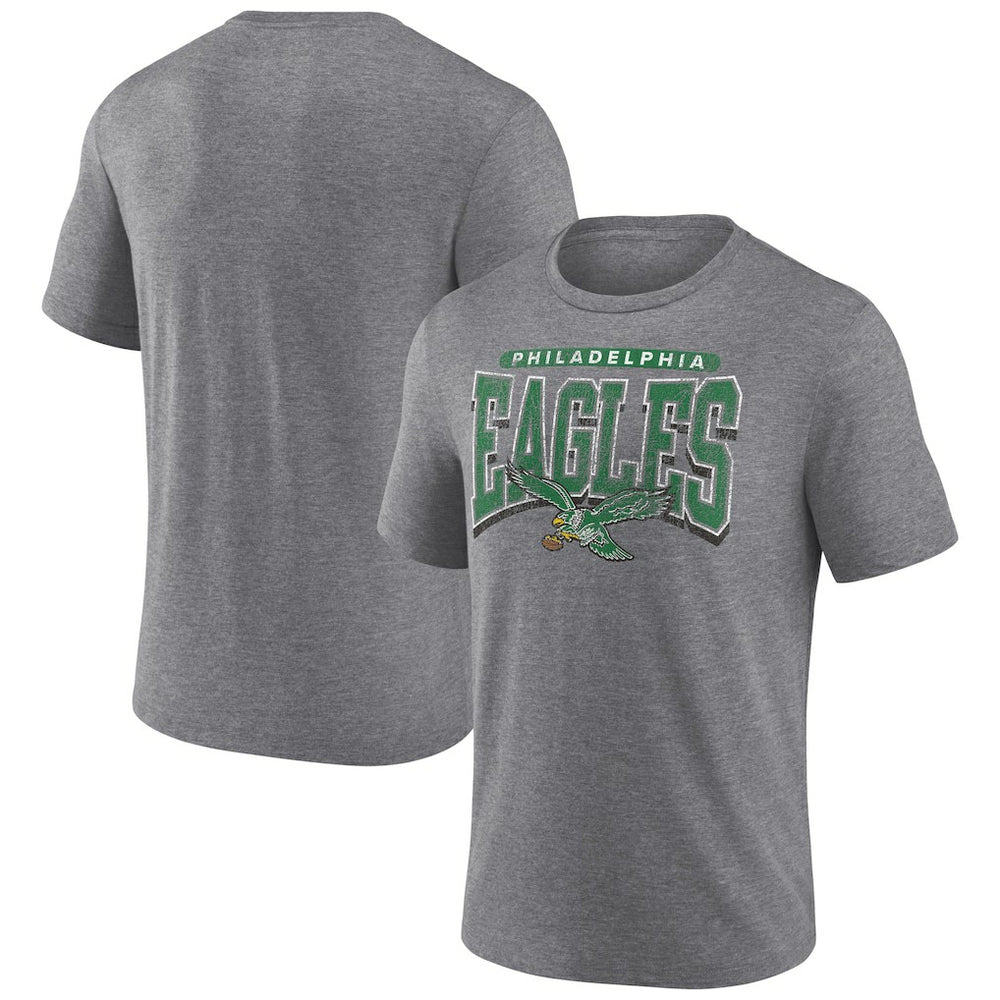 NFL Philadelphia Eagles Warped Block Tri-Blend T-Shirt