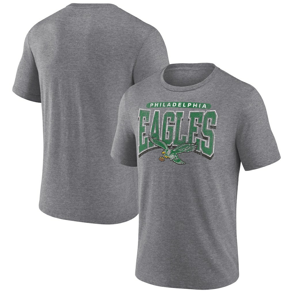 NFL Philadelphia Eagles Warped Block Tri-Blend T-Shirt