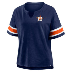 Houston Astros Women's Curl Route T-Shirt - Navy
