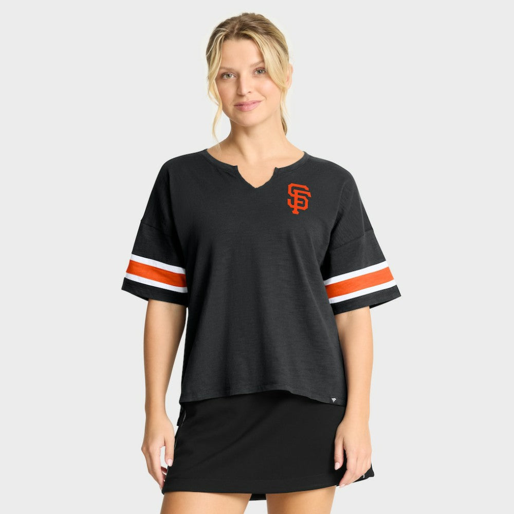 San Francisco Giants Women's Curl Route T-Shirt - Black