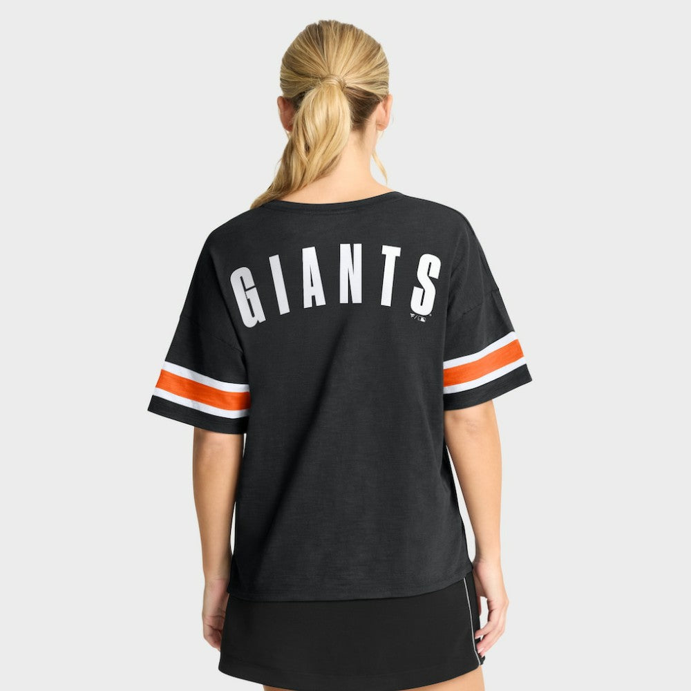San Francisco Giants Women's Curl Route T-Shirt - Black