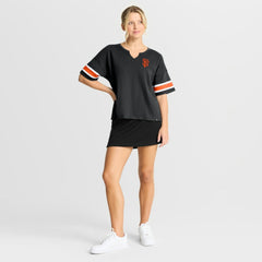 San Francisco Giants Women's Curl Route T-Shirt - Black