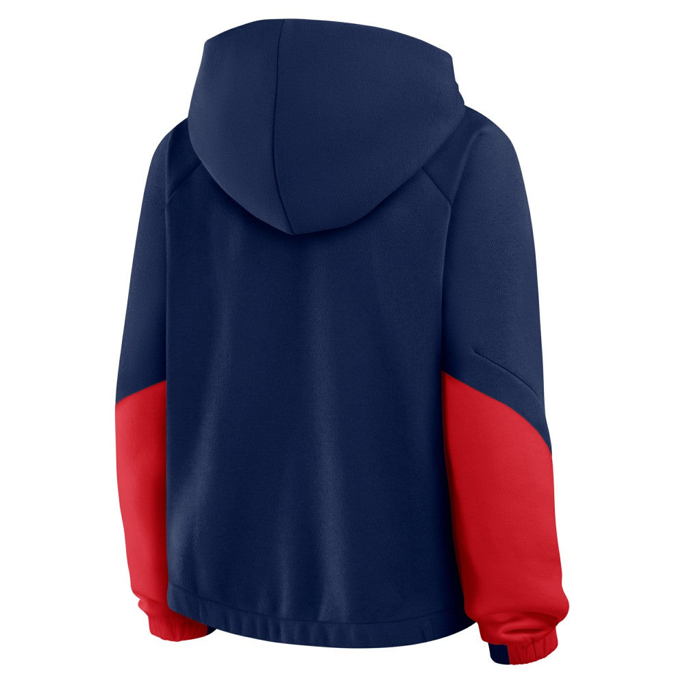 Cleveland Guardians Women's Oversized Time to Win Pullover Hoodie - Navy