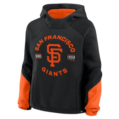 San Francisco Giants Women's Oversized Time to Win Pullover Hoodie - Black