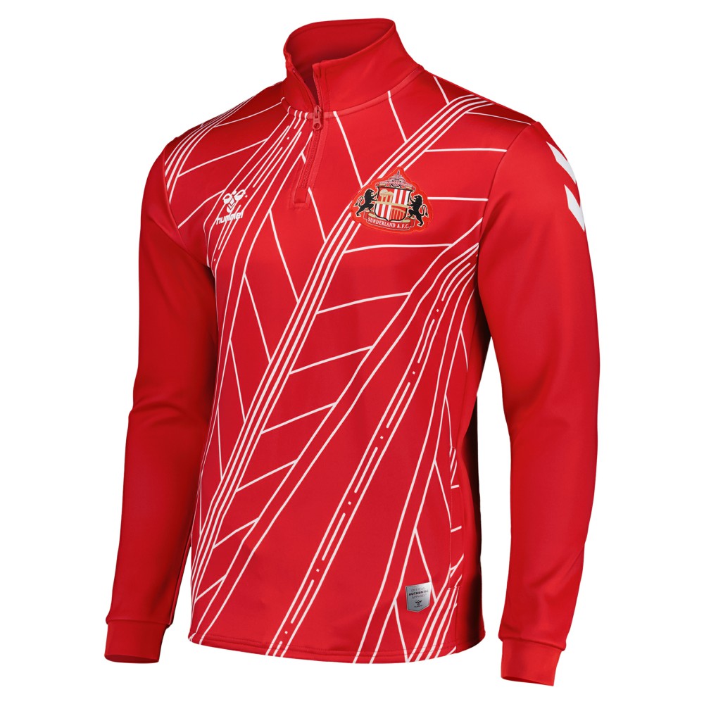 Sunderland Hummel Home Pre-Match Half Zip / Soccer On sale