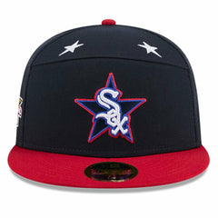 Chicago White Sox 2025 MLB All-Star Game Workout Side Patch 59FIFTY Fitted Hat - Navy/Red | New Era