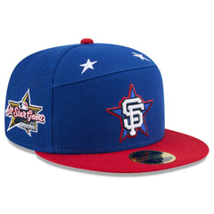 San Francisco Giants 2025 MLB All-Star Game Workout Side Patch 59FIFTY Fitted Hat - Blue/Red | New Era