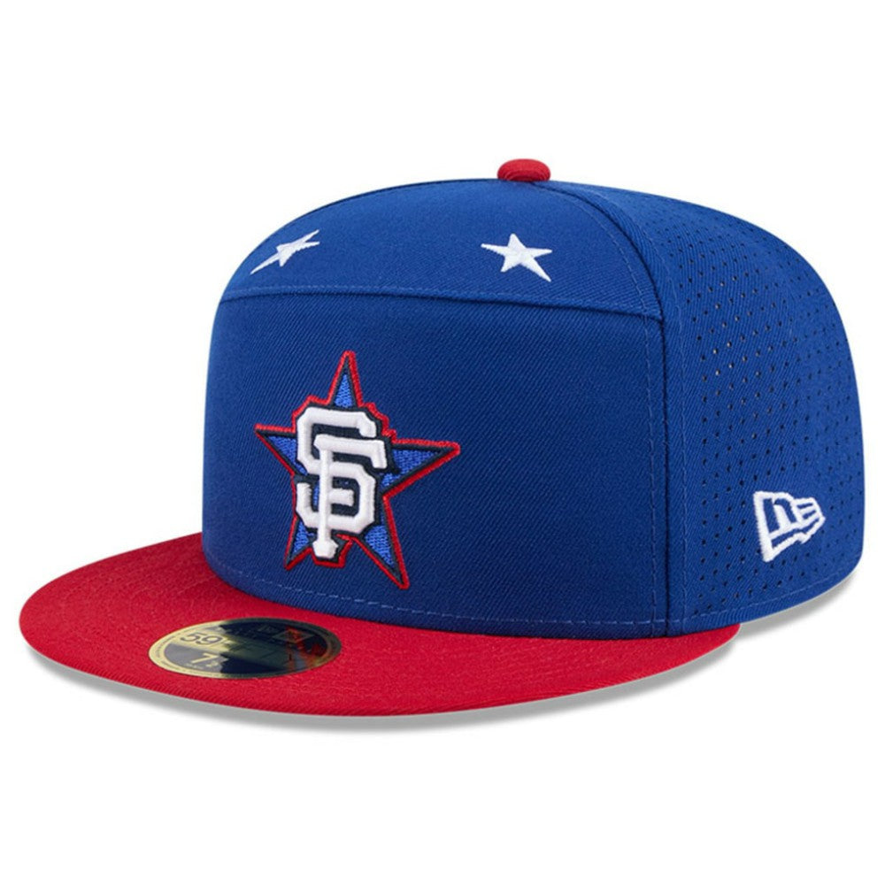 San Francisco Giants 2025 MLB All-Star Game Workout Side Patch 59FIFTY Fitted Hat - Blue/Red | New Era