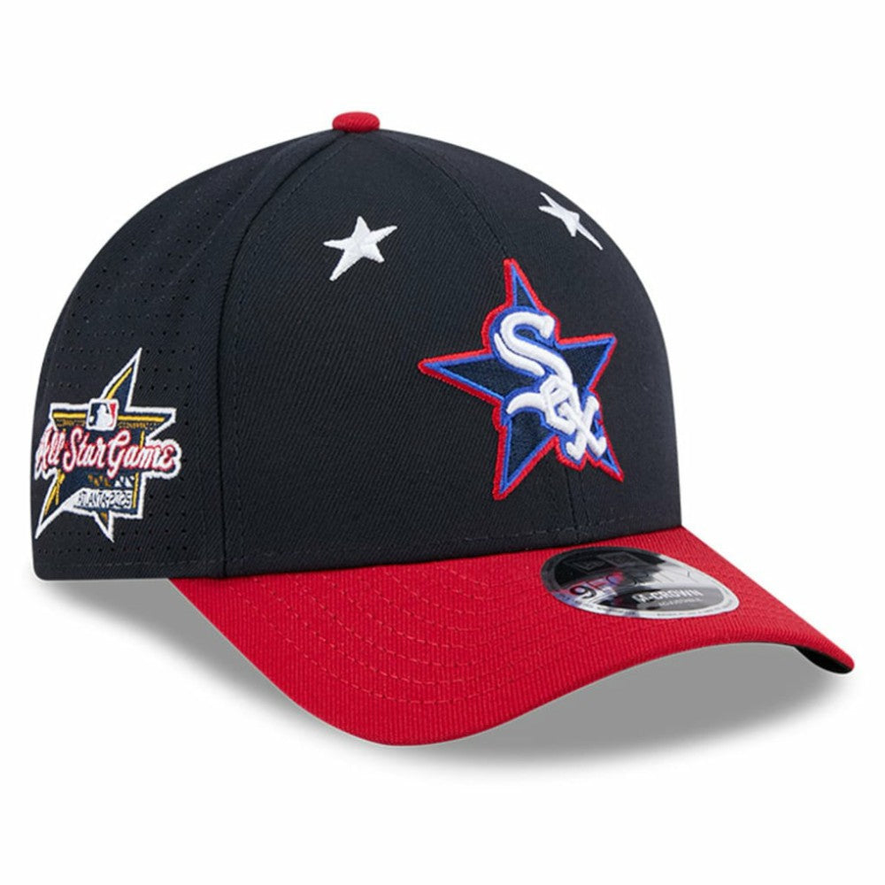 Chicago White Sox 2025 MLB All-Star Game Workout 9FORTY M-Crown Adjustable Hat - Navy/Red | New Era