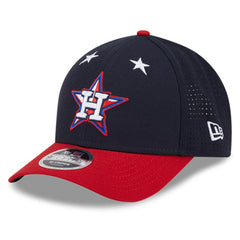 Houston Astros 2025 MLB All-Star Game Workout 9FORTY M-Crown Adjustable Hat - Navy/Red | New Era