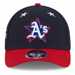 Athletics 2025 MLB All-Star Game Workout 9FORTY M-Crown Adjustable Hat - Navy/Red | New Era